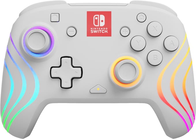 Afterglow WAVE Wireless Controller - White (Nintendo Switch)