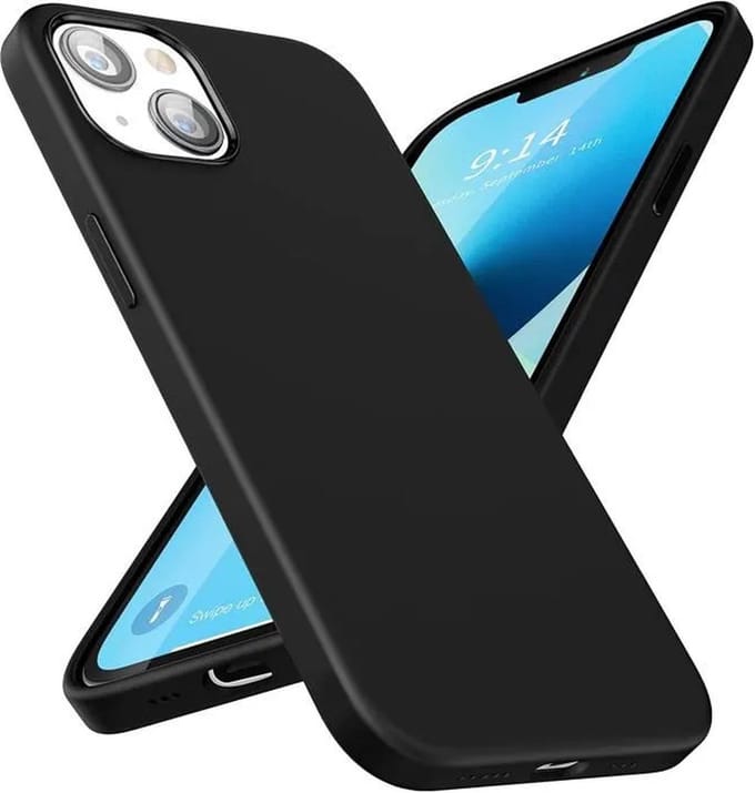 Soft TPU Zwart hoesje Silicone Case Geschikt voor: iPhone 13 Mini