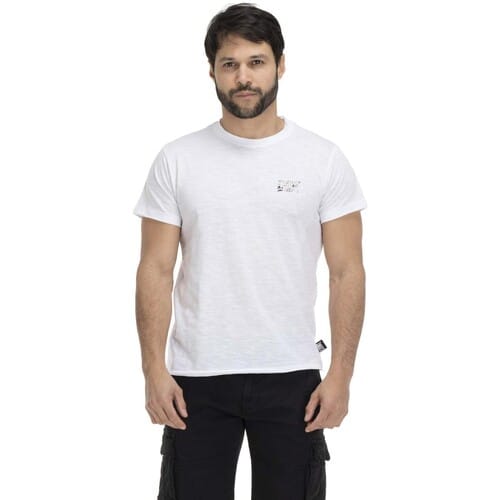 T-shirt Korte Mouw Leone 1947 Man Short Sleeves Beach