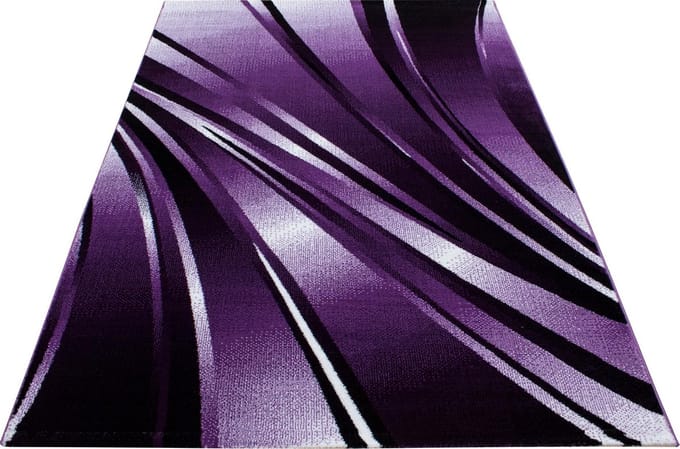 Modern laagpolig vloerkleed Parma - lila 9210 - 200x290 cm
