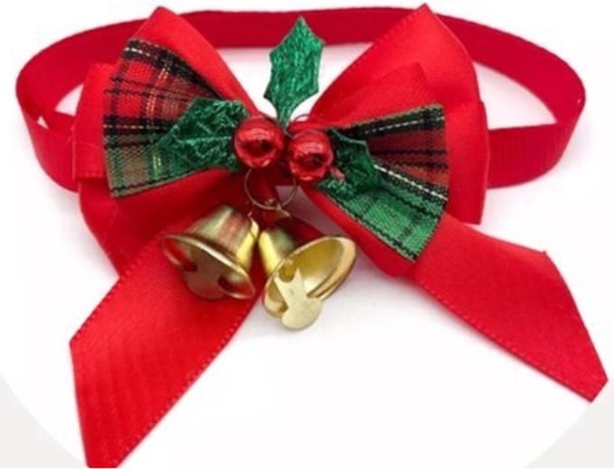 Akyol Vlinderstrik - Honden/Katten Strik - Kerststrik - Rood
