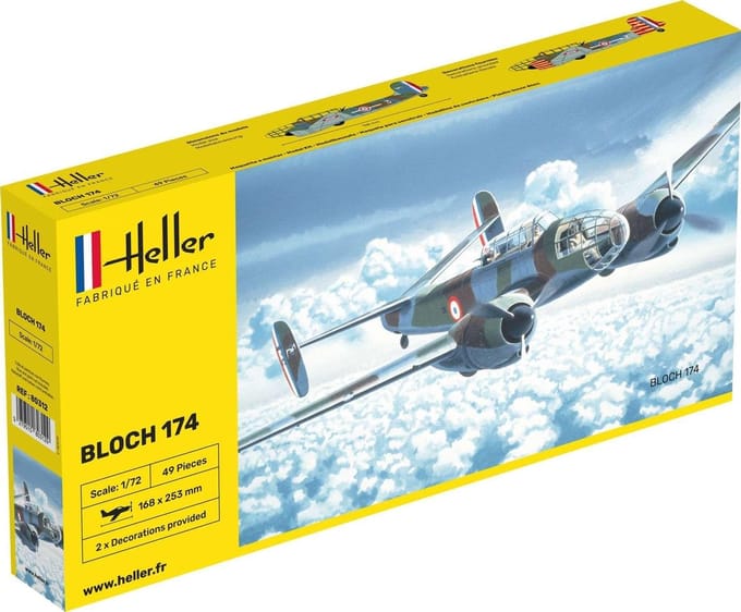 Heller Modelbouwpakket Militaire voertuigen - 80312 Bloch 174 Plastic - 1:72 - Modelbouw