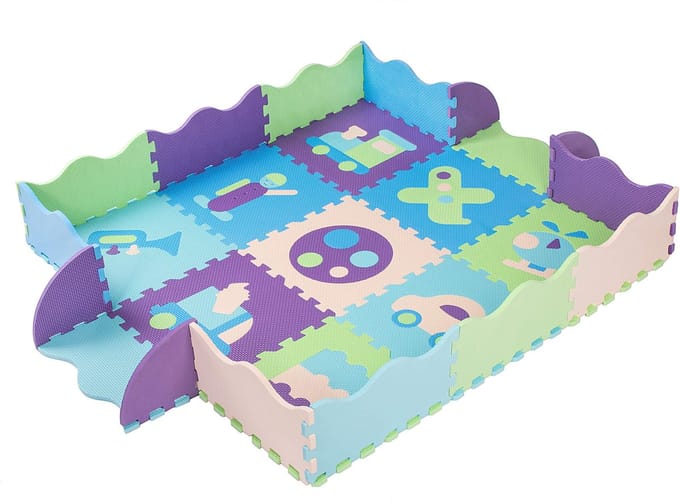 Springos Speelmat | Speelmat Foam | Puzzelmat | Figuren | 9 puzzelstukken