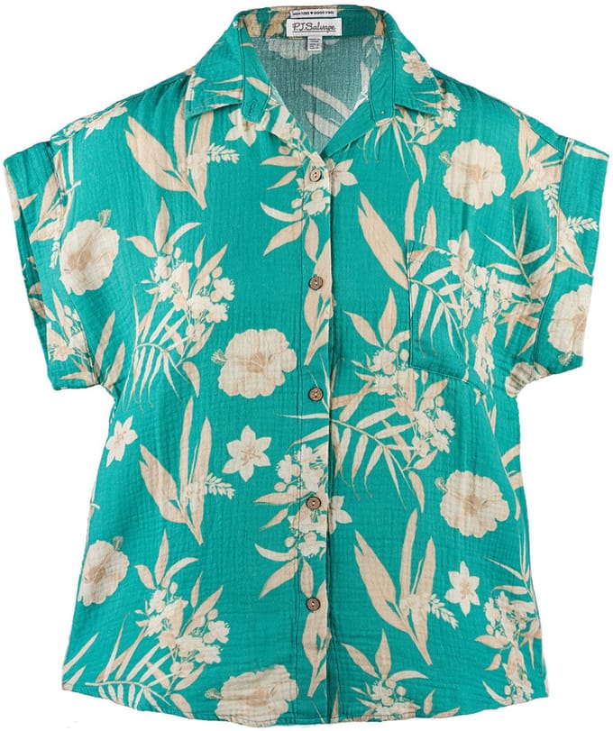 P.J. SALVAGE CO. Pyjamaoberteil Tahitian Tropics