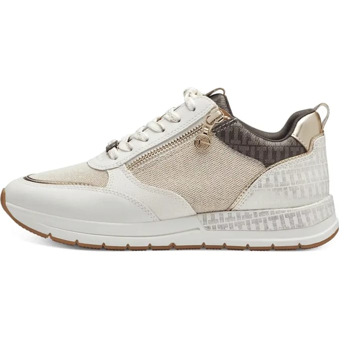 Tamaris Essential Sneakers beige Textiel - Dames