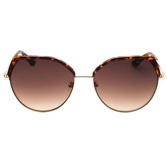 Guess Zonnebril In Donker Havana-bruin