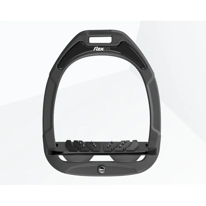 Ultra Grip Verstelbare stijgbeugels Antraciet/Zwart/Antraciet Flex-On Green Composite