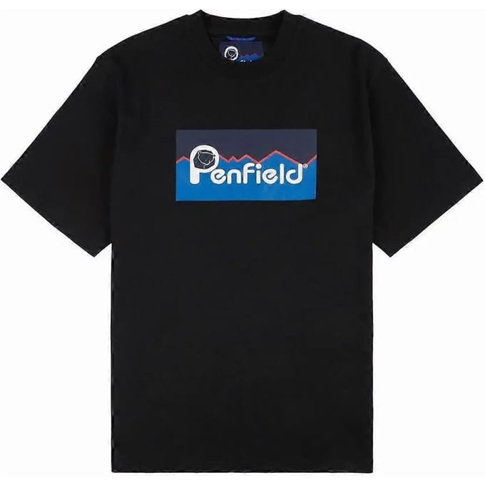 T-shirt met grote originele logo Penfield