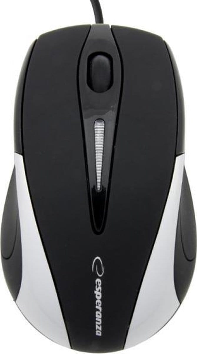 Esperanza Bedrade Muis Voor Pc Laptop Sirius Em102S Usb Optisch Zilver