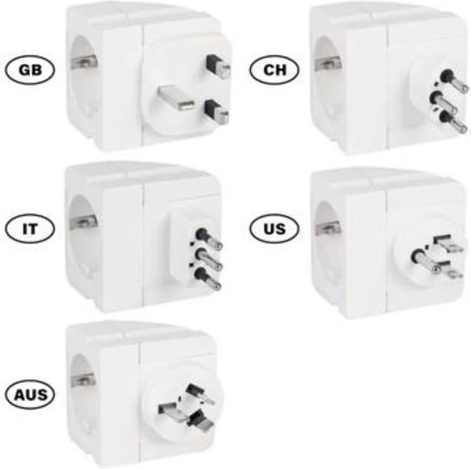 Kopp Wereldstekker Universele Internationaal Reisstekker - adapter european - 230 volt
