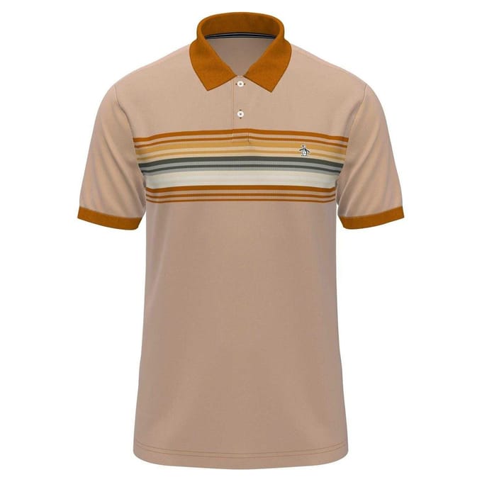 Original Penguin Heren polo (Bruin)