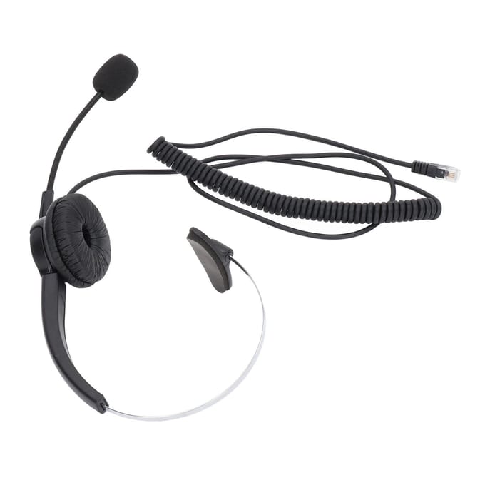 RJ9 Headset Ruisonderdrukking Ergonomisch Verstelbaar Volumeregeling Computerheadset voor Online Lessen