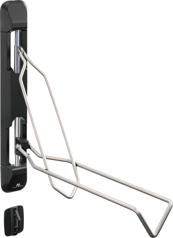 Maclean - Fietshouder - Aan de muur gemonteerde fietsdrager - max. 35 kg - MC-471 - Zwart