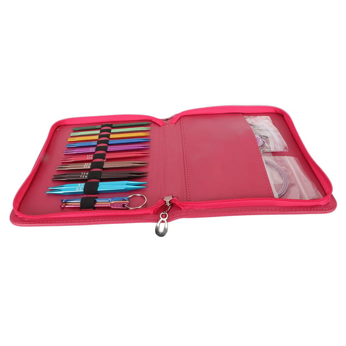9 Paren Verwisselbare Rondbreinaalden Set Ergonomisch Handvat Complete Gereedschap Aluminium brown