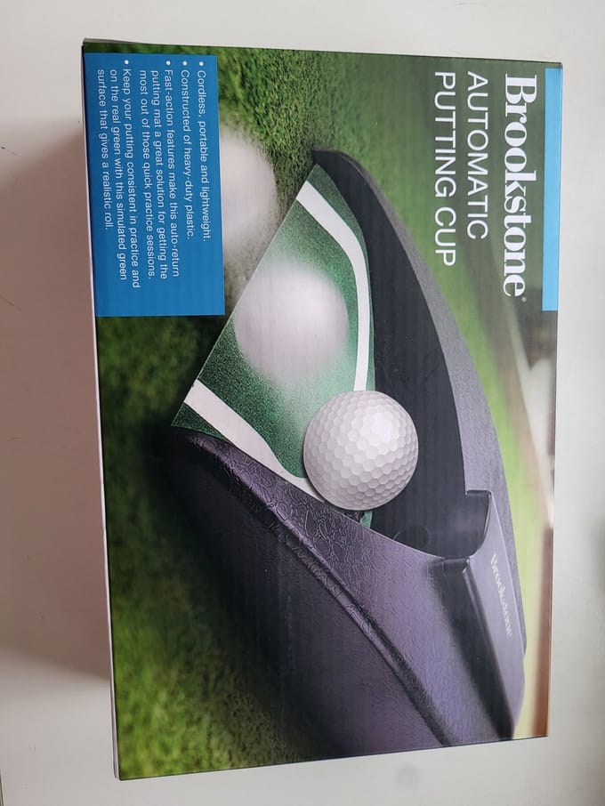 Brookstone Golf Automatic putting cup