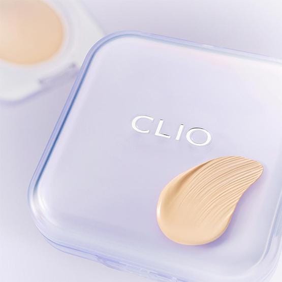 Clio Kill Cover Mesh Blur Cushion 21N Linen SPF40 PA++ 15g + 15g Navulling white
