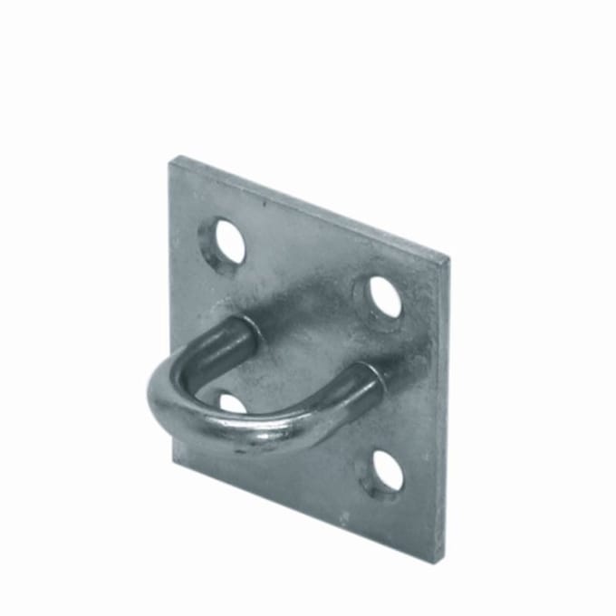 Oog op plaat Vierkant – 40 x 5 x 3 mm – Verzinkt