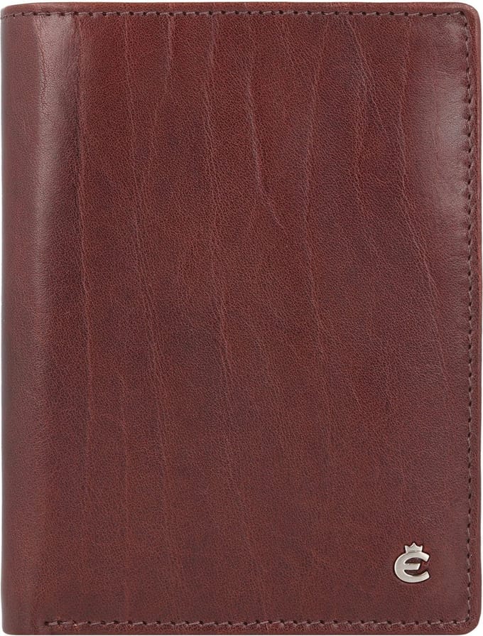 Esquire Toscana Passetui Portemonnee RFID Leer 10 cm - coffee