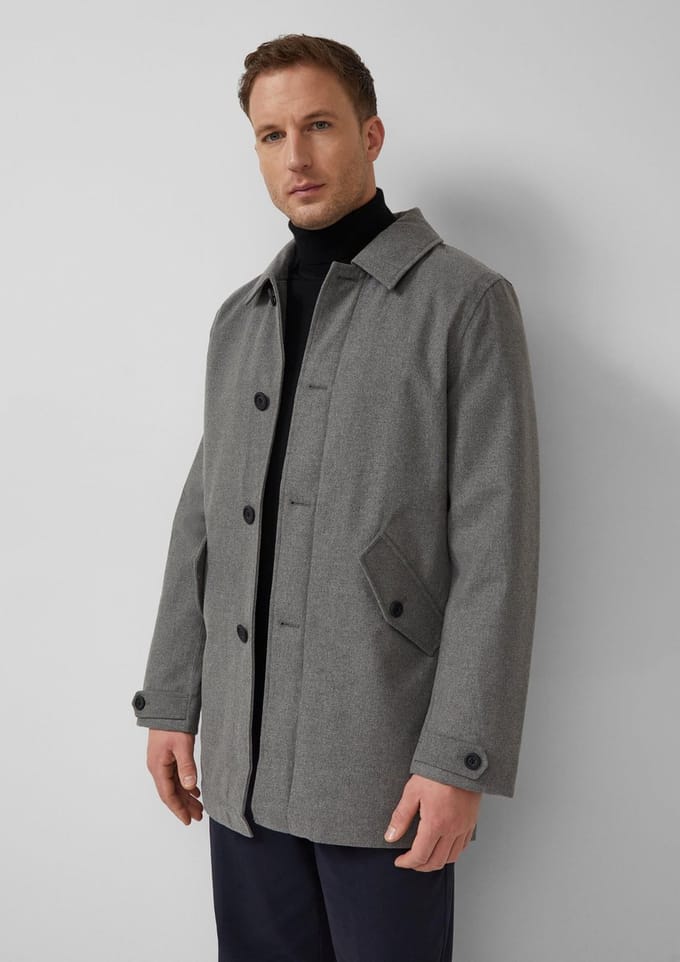 s.Oliver  Jackets Outdoor Grey/black Größe: 44 | Winterjacken Outlet | Herren | Grau