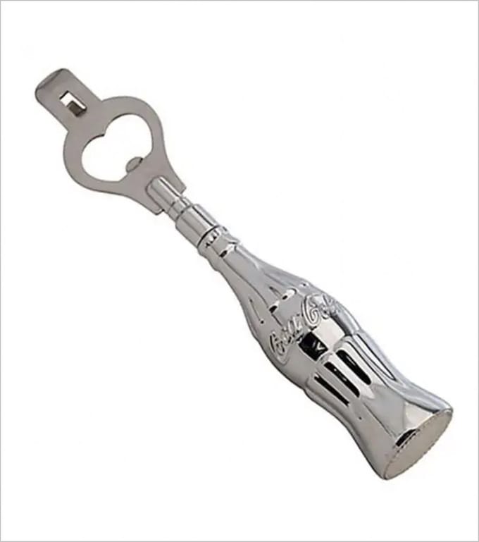 Coca-Cola Flessenopener Chroom