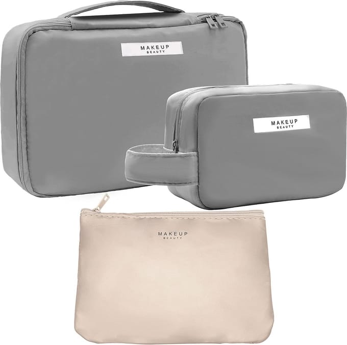 Draagbare make-uptassen set - waterdichte toilettas voor cosmetica, modern en multifunctioneel