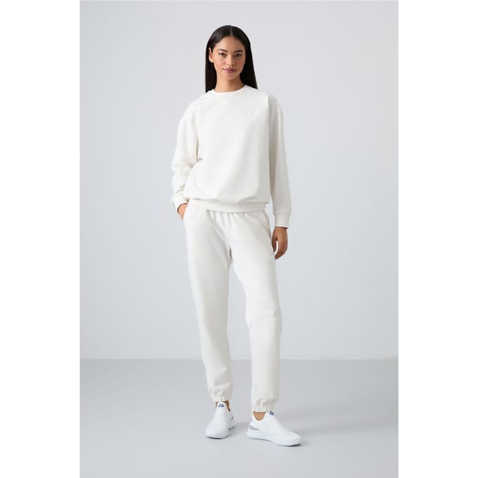 Oversized Sweatshirt en Elastische Taillebroek Set