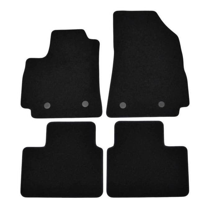 Tapis de sol - Renault - Arkana - Noir - 4 pièces - Antidérapant et imperméable