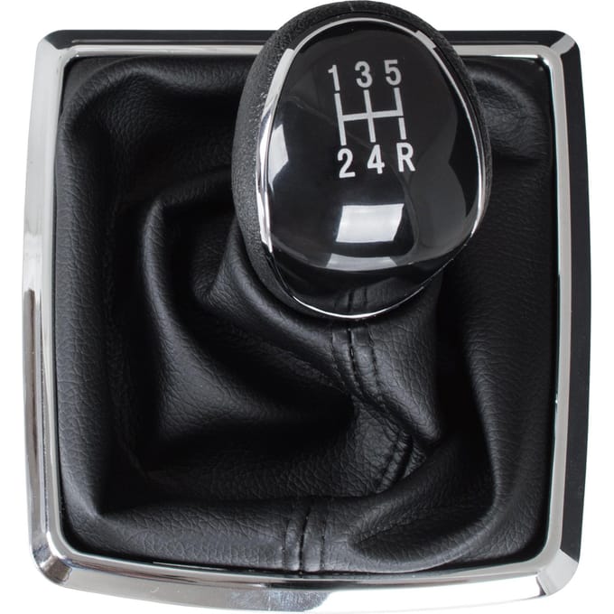 Modecar - Versnellingspook - Ford Focus Mk2 - Zwart - Chroom - 5 Versnellingen