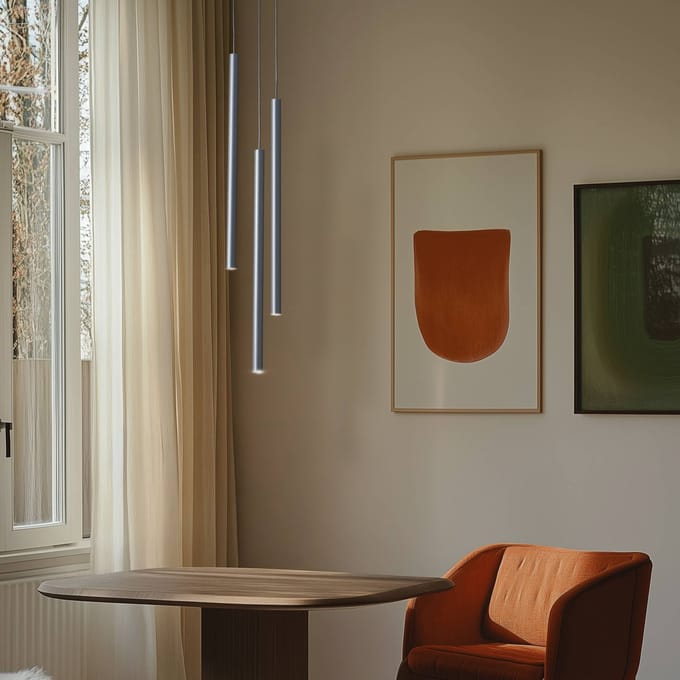 SIGMA Hanglamp Sopel 3, antraciet, rond, 3-lamps, staal, G9