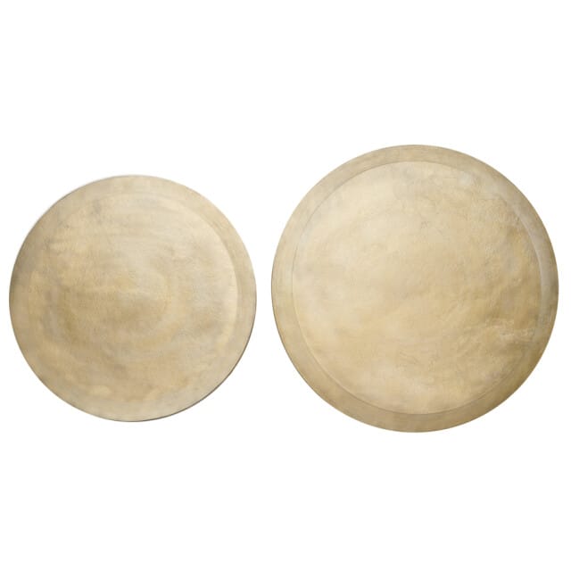 Light & Living Salontafel Talca - Licht Goud - Ø75cm +Ø65cm - Modern