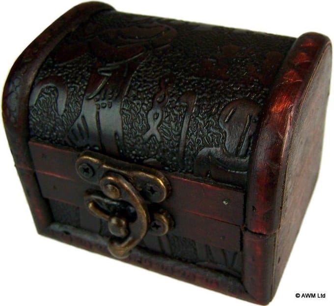 Houten Opbergdoos Medium – Egypte Reliëf