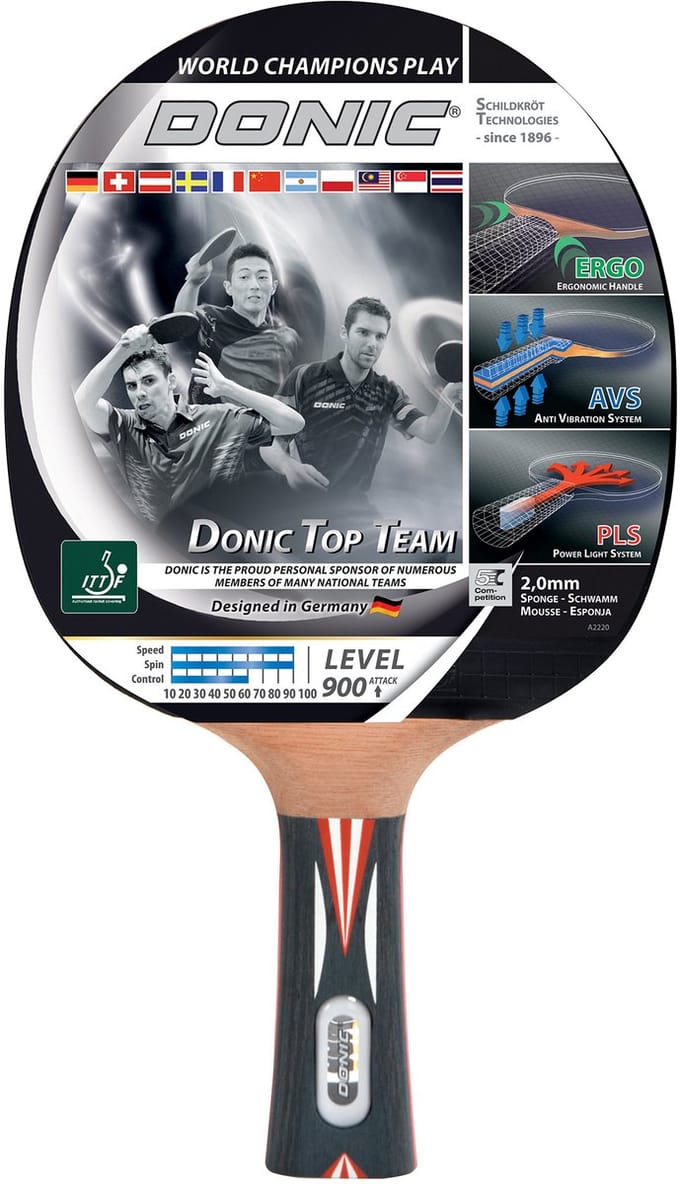 Tafeltennisracket Schildkröt Top Teams 900 AVS PLS-Griff