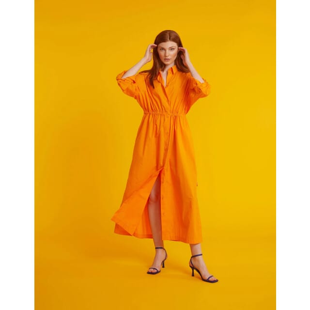 Oilily Daphne - Jurk - Dames - Lang - Oranje - 42