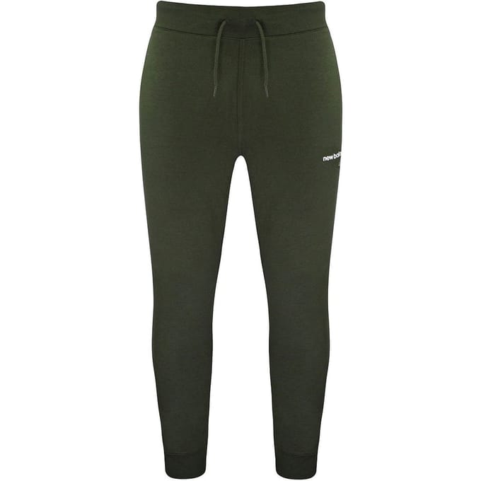New Balance Stretch Graphic Logo Green Heren Classic Core Track Pants MP03901 ARG