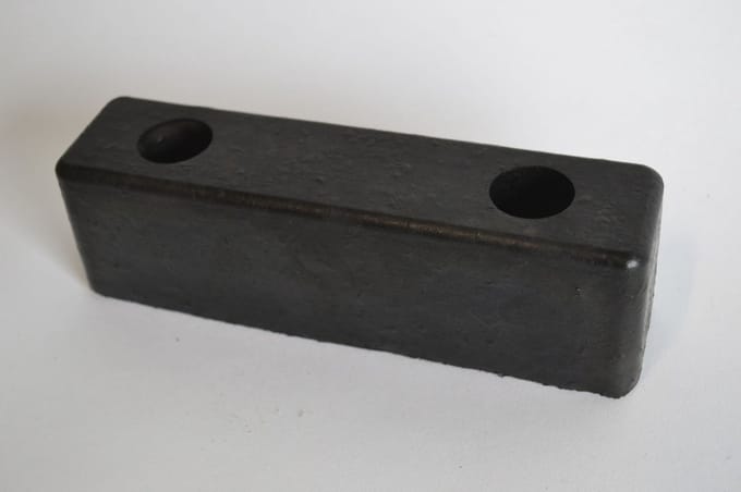 GTO Pur-stootblok 200x52x60mm