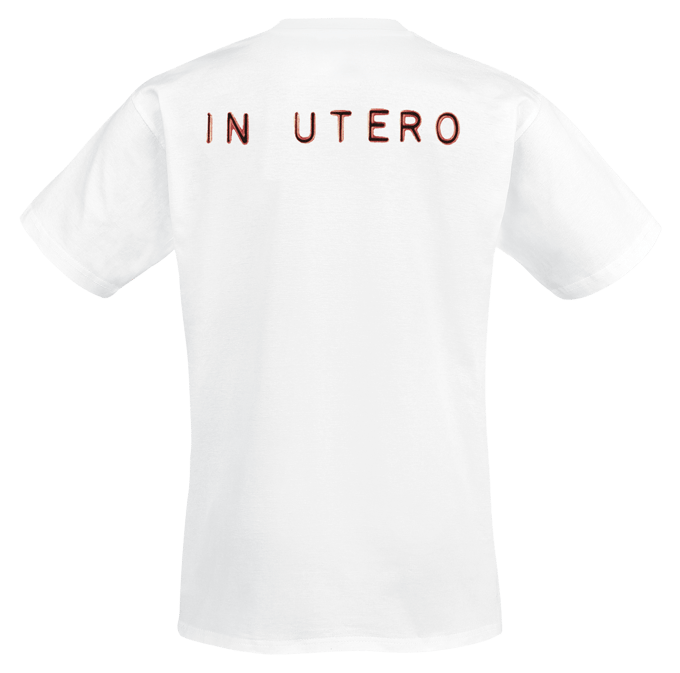 Nirvana T-shirt - In utero - XL tot XXL - voor Mannen - wit