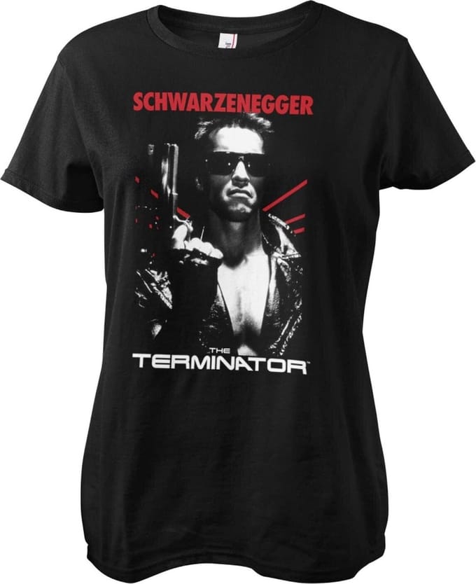 The Terminator Dames Tshirt -M- Poster Zwart