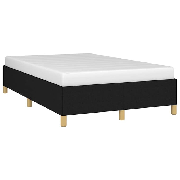 vidaXL - Bedframe - zonder - matras - 120x200 - cm - stof - zwart