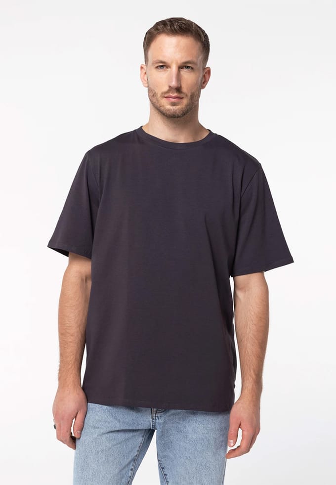 Oversized Premium T-shirt DONKERGRIJS
