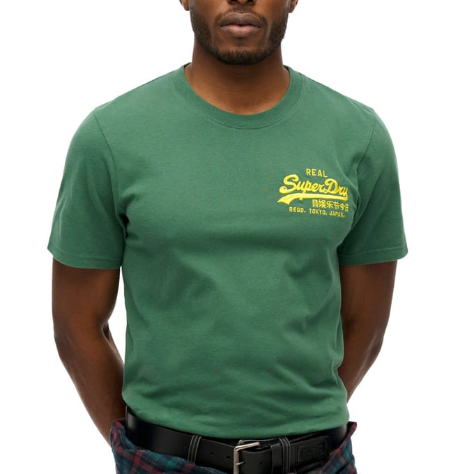 Superdry Vintage Logo Embroidered Relaxed Shirt Heren