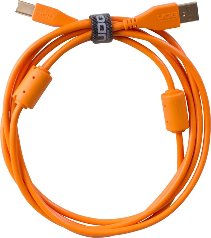 UDG USB 2.0 A-B Orange Straight 1m Ultimate Audio Cable U95001OR - Kabel voor DJs