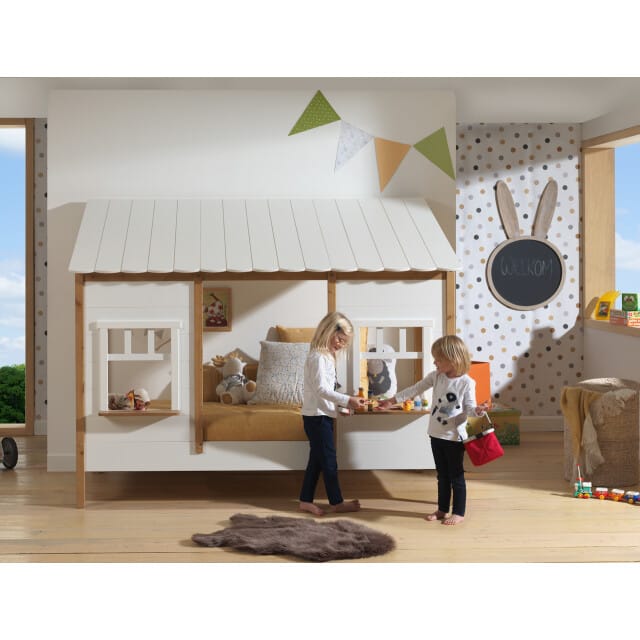 LUCEVI - Housebed 05 Huisbed 90x200cm - Wit