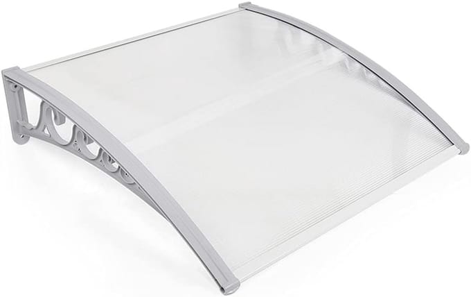 Schuilplaats voor robotmaaier met polycarbonaat dak - Halftransparant