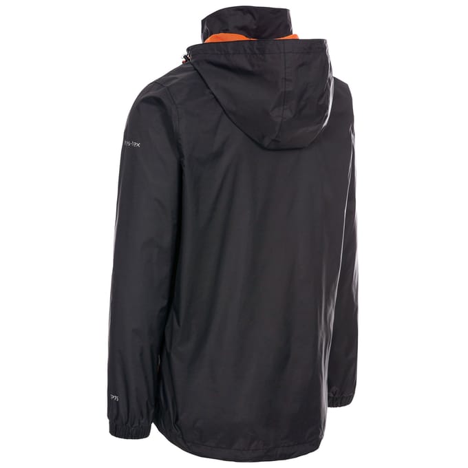 Trespass Waterdichte herenjas Briar (Zwart)