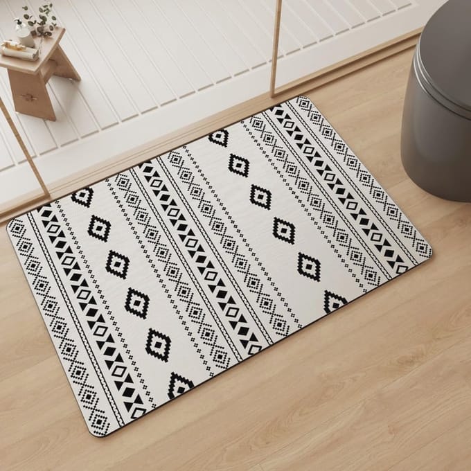 Antislip Badmat 35 x 47 inch - Sneldrogend en Absorberend voor Badkamer