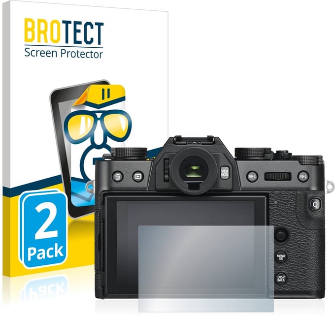 BROTECT - Screenprotector voor X-T30 / X-T30 ll - Folie Beschermfolie transparant 2 Stuks