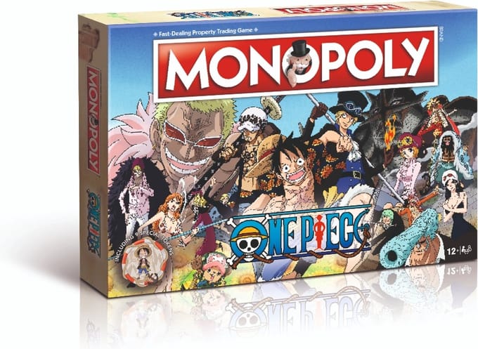 Winning Moves One Piece Monopoly Board Game (ENGLISH)