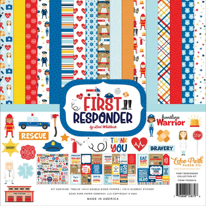 Echo Park - First Responder 12x12 Inch Collection Kit (FR295016)