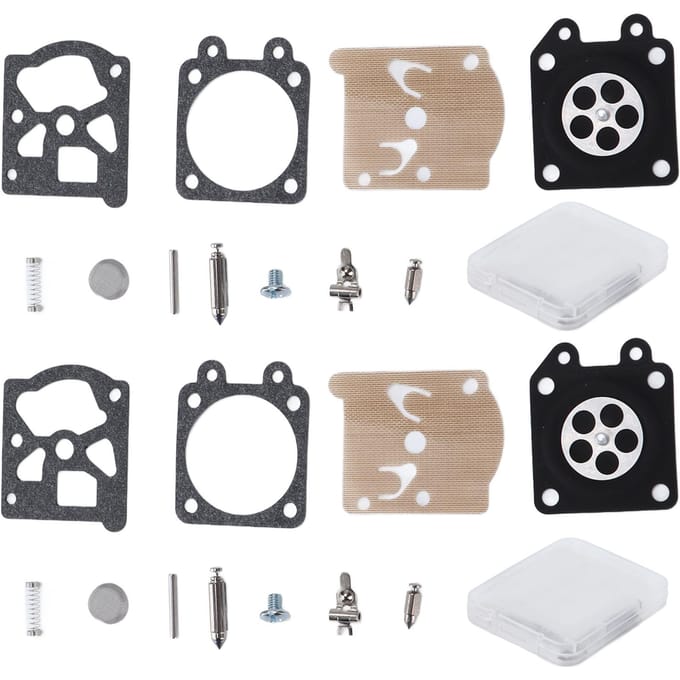 2 Jeux Kit de Réparation Carburateur Remplacement Convient pour Stihl 026 MS260 024 MS240 MS210 MS230 MS250 FS85 gray