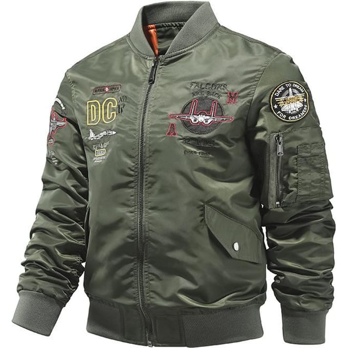 Veste Printemps/Automne Veste Bomber Uniforme de Baseball Grande Taille XXXXL gray